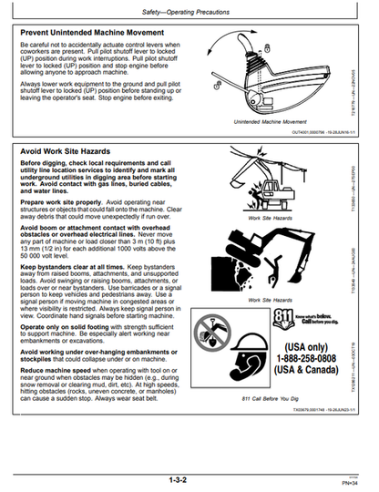 John Deere 670GLC Excavator Manual OMT364685X19