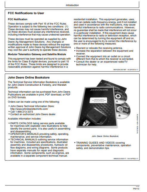 John Deere 670GLC Excavator Operation Manual OMT293264