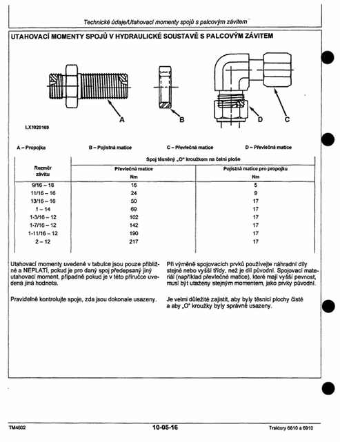 John Deere 6810 & 6910 Tractor Service Manual PDF