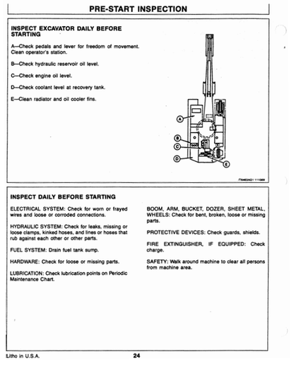 John Deere 690DR All Terrain Excavator Operator Manual