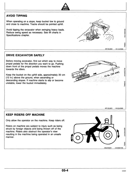 John Deere 690D Series Hydraulic Excavator Operator Manual