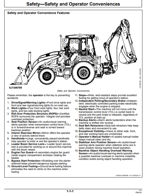 John Deere 700H Crawler Dozer Technical Operator Manual