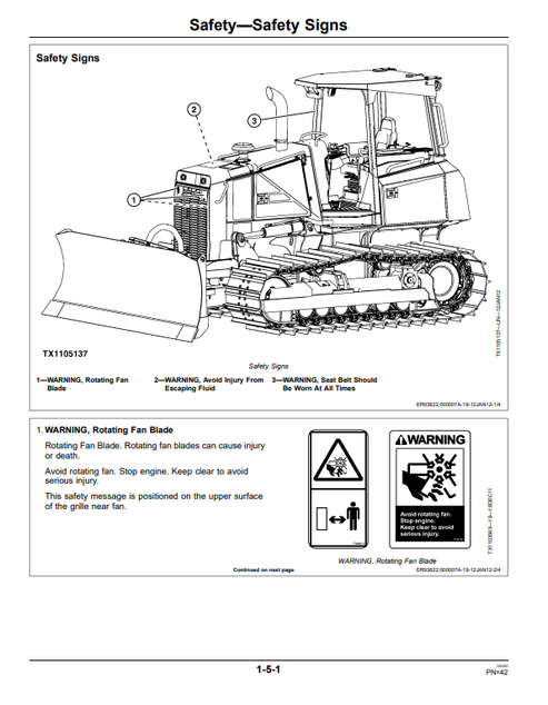 John Deere 700K Crawler Dozer Technical Operator Manual