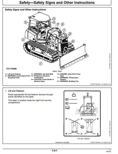 John Deere 700K Crawler Dozer Technical Operator Manual