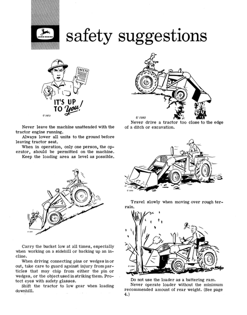 John Deere 700 Loader Operator & Maintenance Guide OMU15511