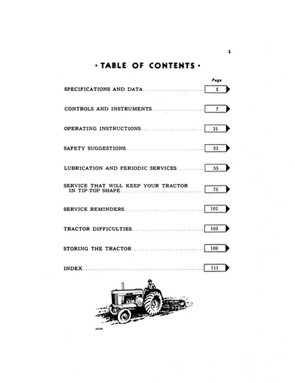 John Deere 70 Standard Tractor Operator Manual PDF