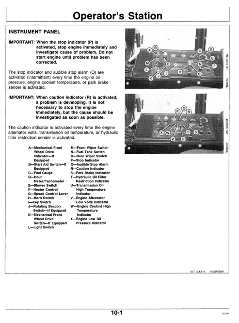 John Deere 710C Backhoe Loader Technical Operator Manual