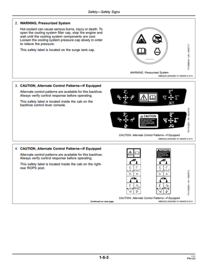 John Deere 710K Backhoe Loader Operation & Maintenance Manual PDF