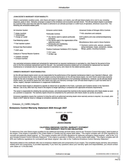 John Deere 710K Backhoe Loader Operation & Maintenance Manual PDF