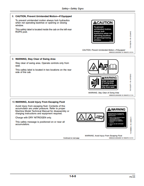 John Deere 710K Backhoe Loader Technical Operator Manual