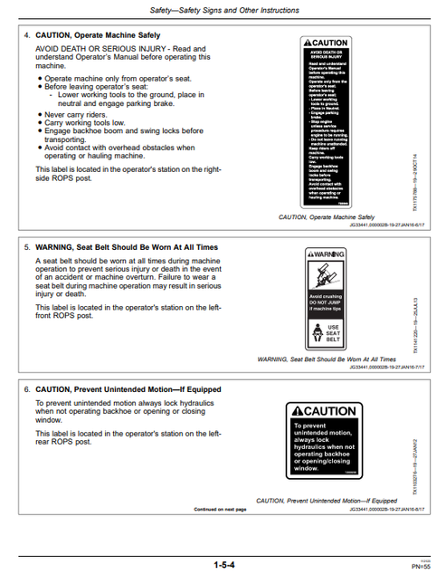 John Deere 710L Backhoe Loader Operation & Maintenance Manual