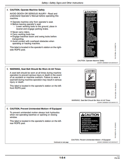 John Deere 710L Backhoe Loader Operation & Maintenance Manual