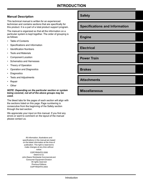 John Deere 717A & 727A Z-TRAK Mower Service Manual TM2139 PDF
