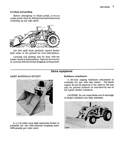 John Deere 720 Loader Operating Manual PDF OMU16339