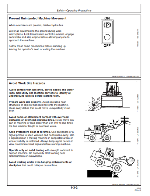 John Deere 724J Loader Operating & Maintenance Manual
