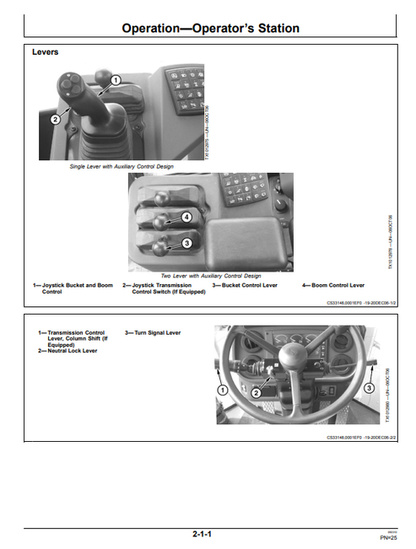 John Deere 724J Loader Operation Manual PDF