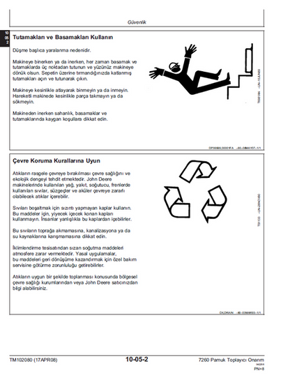 John Deere 7260 Cotton Picker Maintenance & Repair Manual PDF