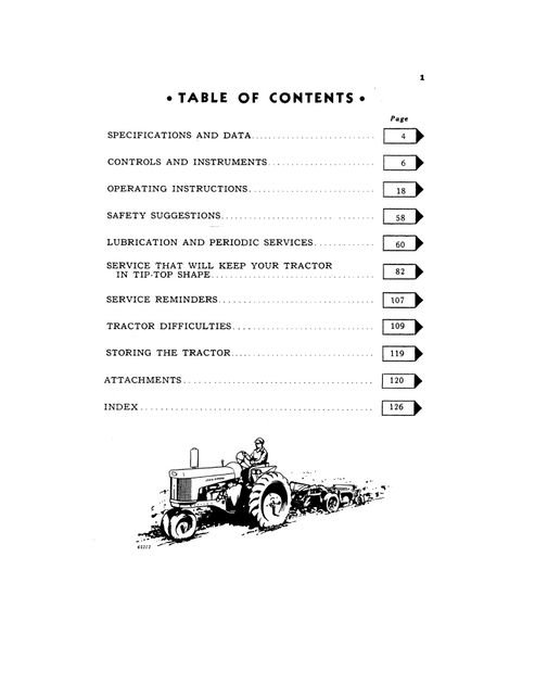 John Deere 730 Diesel Tractor V-4 Gasoline Cranking Engine Manual
