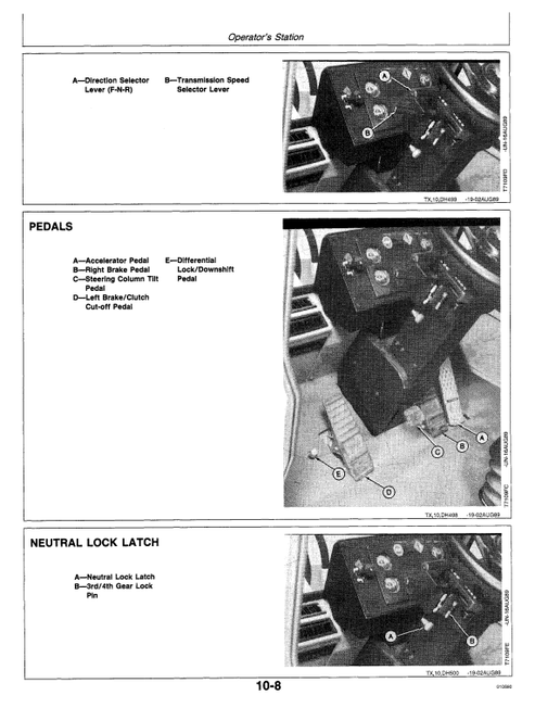 John Deere 744E Loader Operating Instructions Manual PDF