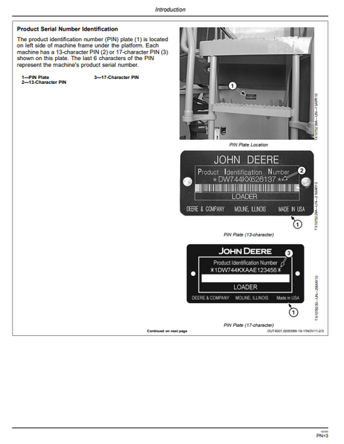 John Deere 744K Wheel Loader Operation & Maintenance Manual