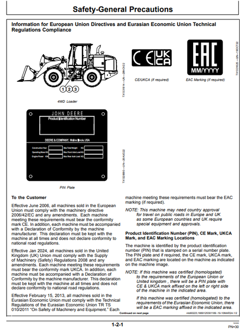 John Deere 744 P 4WD Loader Operator Guide PDF