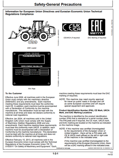 John Deere 744 P 4WD Loader Operator Guide PDF