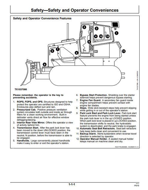 John Deere 750J & 850J Crawler Dozer Operation & Maintenance Manual PDF