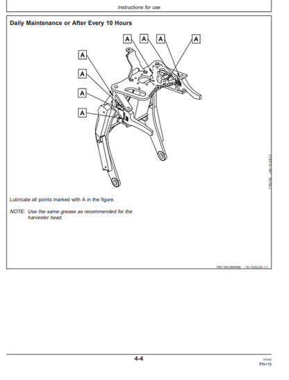John Deere 758 HD Multi-Tree Handling Device Operating Manual PDF