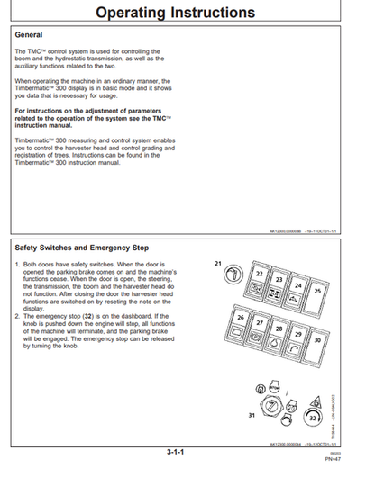 John Deere 770D Harvester Operation & Maintenance Manual