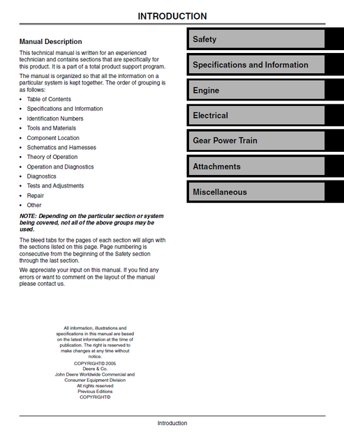 John Deere 7H18 Walk-Behind Mower Service Repair Manual PDF