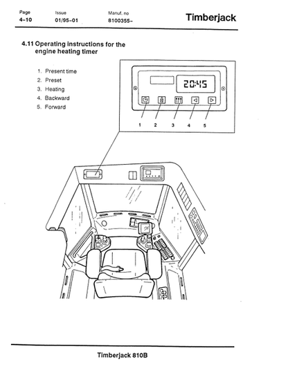 John Deere 810B Forwarder Operator Guide F035823 PDF