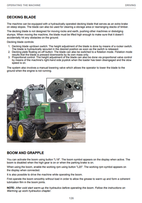 John Deere 810E Fixed Cabin Operator Manual PDF