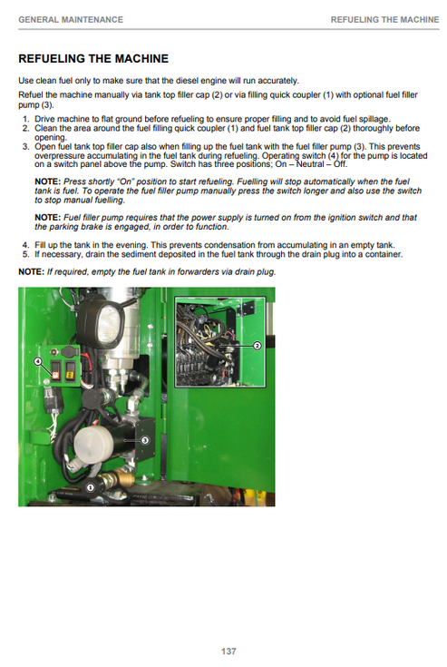 John Deere 810E Forestry Instruction Manual F684808