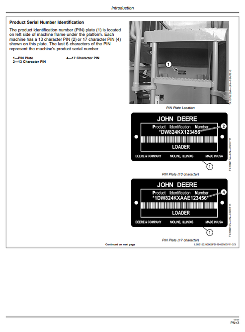 John Deere 824K Wheel Loader Operation & Maintenance Manual