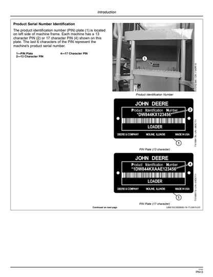 John Deere 844K Series II Wheel Loader Operation Manual