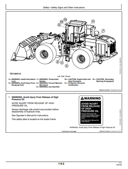 John Deere 844K Series II Wheel Loader Operator Guide PDF