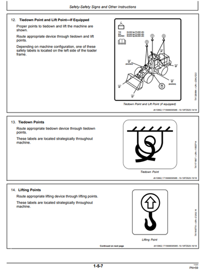 John Deere 844 P 904 P Wheel Loader Operator Manual PDF