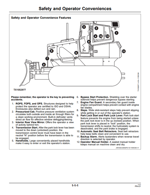 John Deere 850J Crawler Dozer Operation & Maintenance Manual PDF