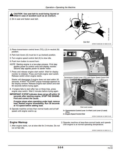 John Deere 850K Crawler Dozer Technical Operator Manual