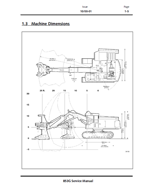John Deere 853G Feller-Buncher Technical Repair Manual PDF