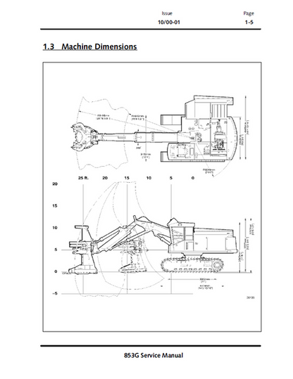 John Deere 853G Feller-Buncher Technical Repair Manual PDF