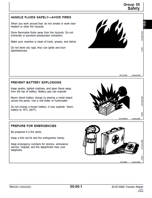 John Deere 8560 8760 8960 Technical Repair & Service Manual
