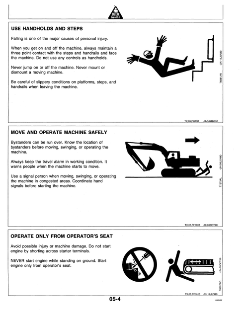 John Deere 892D-LC Excavator Operator Manual PDF