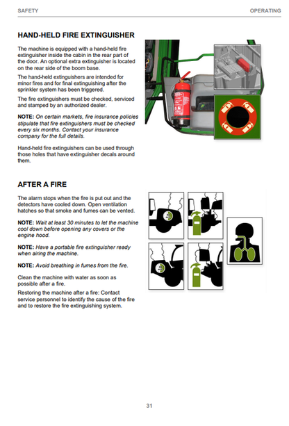 John Deere 910G / 1010G Forestry Operator Manual F712228