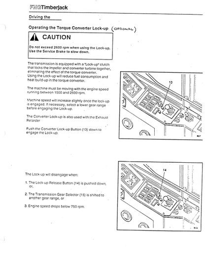 John Deere 910 Forwarder Operating Manual PDF