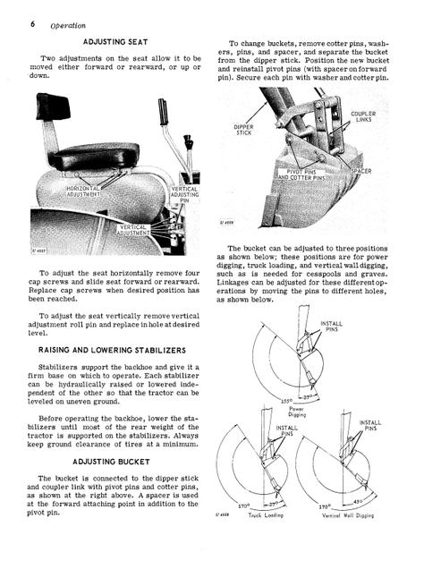 John Deere 92 Backhoe Operator & Maintenance Guide for JD Loaders