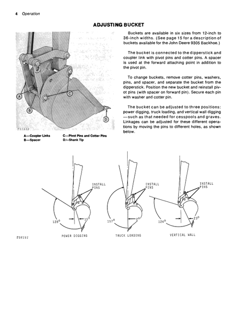 John Deere 9305 Backhoe Operation & Maintenance Manual