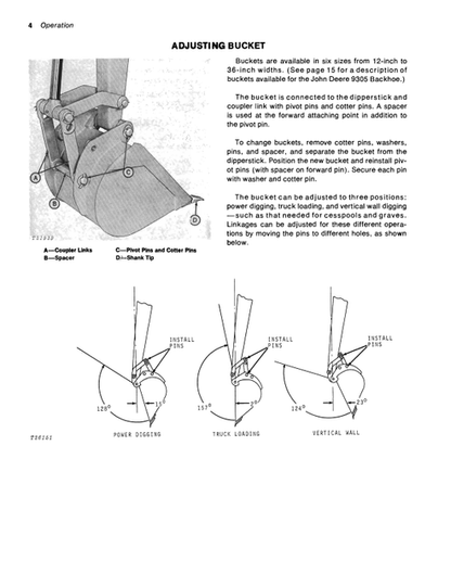 John Deere 9305 Backhoe Operation & Maintenance Manual