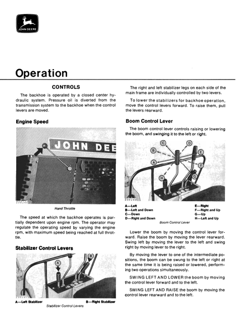 John Deere 9305 Backhoe Operator Guide PDF