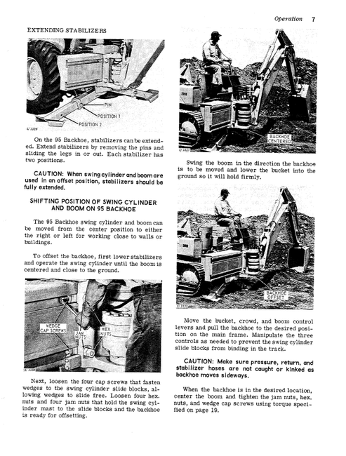 John Deere 93 And 95 Backhoe Technical Operator Manual